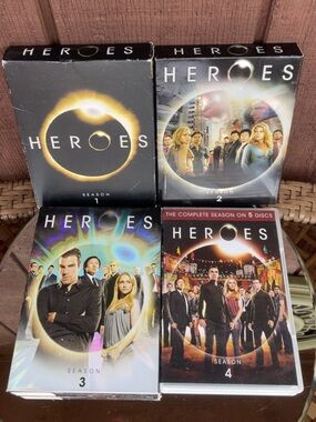 Heroes Complete Seasons 1-4 DVD Box Set